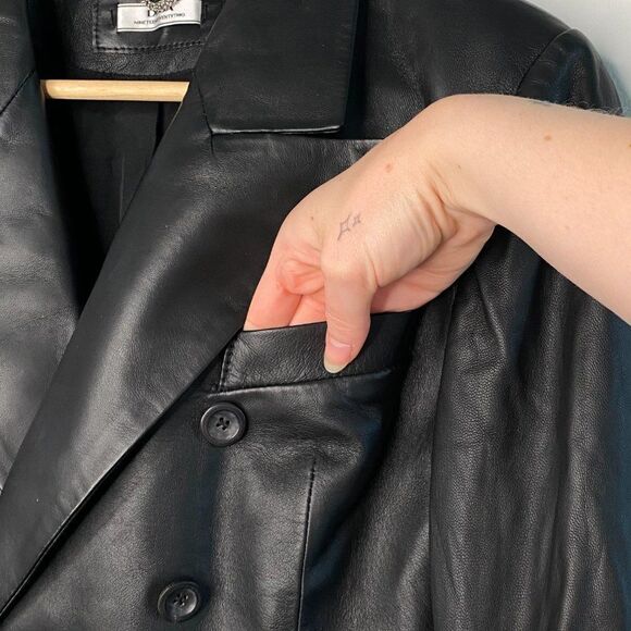 DESA Women's K13851 Black Leather Jacket | Size: L - Picture 3 of 13